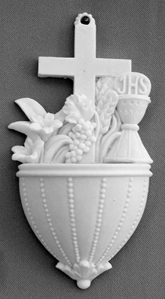 First Communion Holy Water Font, Made in Italy, 2-Count Value Pack, # 96436