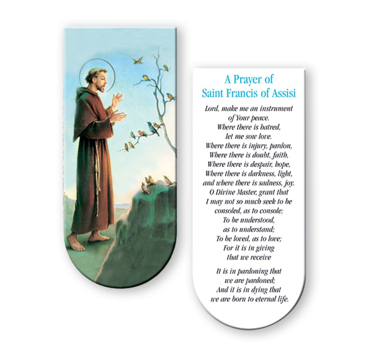 Magnetic Bookmark, 3", St. Francis, 10-Pack, # 70359
